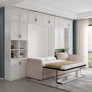 Salon Type Vertical Pliant Murphy <span class=keywords><strong>Mur</strong></span> <span class=keywords><strong>Lit</strong></span> Canapé Invisible Bibliothèque Combinaison Intégré <span class=keywords><strong>Lit</strong></span> Simple Ménage Chambre - Product Image 2