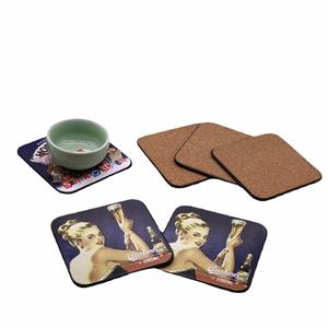 Posavasos Personalizados con Logotipo Impreso para Tazas de Café, Té, Cerveza, Sublimación, Corcho, Madera, para Bebidas - Product Image 1