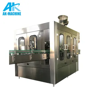 Máquina de enchimento de cerveja 1000-2000bph, equipamento de enchimento de cerveja para garrafas de vidro