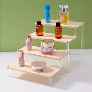 Rak Pajangan Selimut Bertingkat dari Kayu Akrilik Modern, Grosir Promosi, Dapat Disesuaikan - Product Image 5