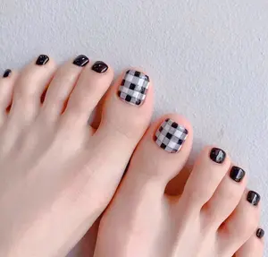 Senboma toe nails artificial nails design fashion nail tips