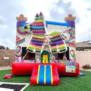 Château gonflable avec toboggan, château gonflable commercial, château gonflable, tunnel gonflable, fête, piñata, château gonflable - Product Image 2