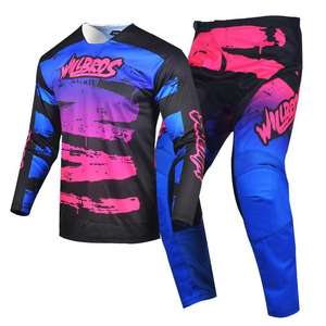 Jersey de Motocross Sublimado Personalizado, Manga Larga, Unisex, para Adultos, 100% Poliéster, Transpirable, para Carreras MX - Product Image 3