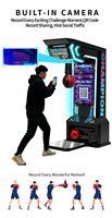 Machine de boxe à monnayeur, machine de boxe LCD, jeu de boxe interactif avec enregistrement vidéo pour salle d'arcade