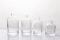 Bouteilles d'aromathérapie en verre transparent multi-tailles (30ml-250ml) - Fabriquées au Shandong, contenants vides de qualité alimentaire pour diffuseurs à bâtonnets et parfums avec bouchon en liège