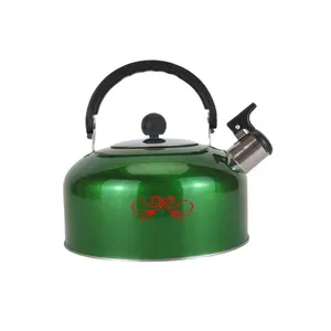 DF交易房价格便宜不锈钢平底水壶彩色口哨水壶电磁炉茶壶