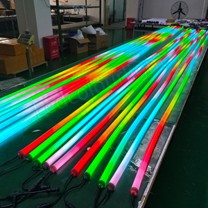 <span class=keywords><strong>Tube</strong></span> néon en silicone noir adressable RGB à éclairage à 360 degrés, bande lumineuse LED néon de 25 mm pour les discothèques - Product Image 5