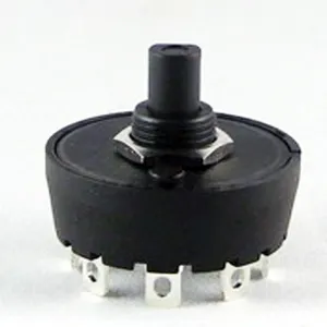 Top Quality 8 position change over selector round rotary switch for home and industrial purpose 8A 250VAC