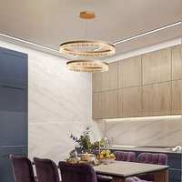 Lustre moderne de style nordique, simple, ovale long, hauteur réglable, luxe, fer + aluminium, LED noir or, restaurant, salle à manger, chambre à coucher