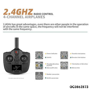 Kit électronique télécommandé grande taille avion rc avion ensemble jouet - Product Image 6