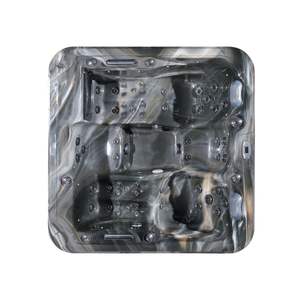 Baignoire familiale pour 4 personnes, bain à remous, baignoires de massage, spa <span class=keywords><strong>extérieur</strong></span>, contrôle intelligent Balboa, bain à remous avec chauffage, lumières LED intelligentes - Product Image 3