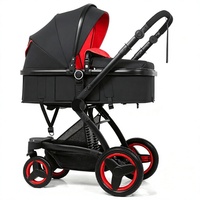 Poussette bébé réversible 2 en 1, pliable, pour paysage haut ou bas