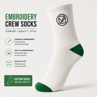 Vente en gros de chaussettes de sport en coton avec logo brodé, chaussettes personnalisées avec broderie, fournisseur de chaussettes athlétiques décontractées OEM
