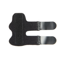Entorse médicale du doigt fixe avec bande d'aluminium Ceinture d'attelle de soutien de doigt fixe pour la récupération d'entorse de douleur