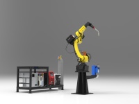 Brazo Robótico de Soldadura FANUC M-10iD/12, Equipo de Seguimiento de Costuras de Alta Precisión para la Fabricación de Autopartes