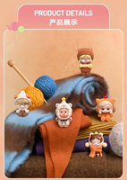Labubu Original de Navidad POP MART POP BEAN Serie Fluffy Cozy, Bolsa Sorpresa (1 Unidad por Paquete), Caja Sorpresa, Mini Figuras de Vinilo