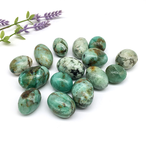 Guarigione all'ingrosso Phoenix tumble heading green mix blue crystal gemstone cristallo lucido tumble per la decorazione domestica o <span class=keywords><strong>dij</strong></span> - Product Image 3