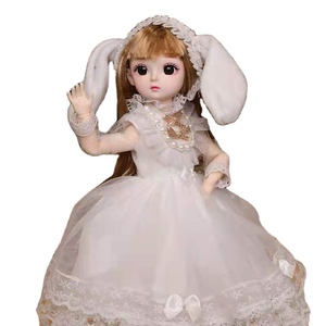 Npk-poupée BJD 1/6 à 30cm avec 23 articulations mobiles, jouet pour fille à coiffures multiples en 4D, robe, de dessin animé, cadeau - Product Image 1