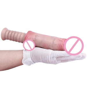 28cm Handheld Silicone <b>Dildo</b> with Suction Cup Couple Adult Anal Stimulation Product Female Vaginal Masturbation Dual-layer Penis - Product Image 5