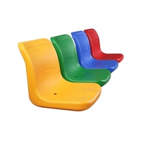 Fauteuil de stade en plastique HDPE, siège de salle de sport, léger, à bas prix, pour centres de football