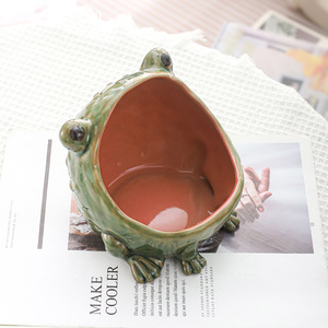 <span class=keywords><strong>Cendrier</strong></span> créatif et original en céramique cuite au bois, en forme de <span class=keywords><strong>grenouille</strong></span> à trois pattes, crapaud doré - Product Image 3