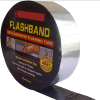 Rouleau de réparation de toiture auto-adhésif étanche bitume bande flash caoutchouc butyle ruban d'asphalte pour toiture réparée
