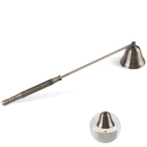 <b>Candle</b> <b>Extinguisher</b> Bell Shape Stainless Steel Retro Style Hand Tool For <b>Candle</b> Care And Safety Use - Product Image 1