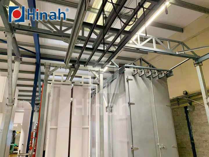 cheap price metal door and frame automatic powder coating painting line