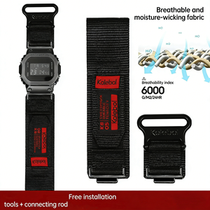 Bracelet en nylon modifié pour accessoires de montre, bracelet étanche en nylon pour DW5600/<span class=keywords><strong>GW</strong></span>-<span class=keywords><strong>M5610</strong></span> - Product Image 6