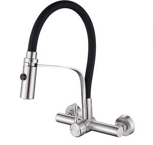 Robinets pliants à double usage <span class=keywords><strong>Robinet</strong></span> de douche mural <span class=keywords><strong>avec</strong></span> pulvérisateur de bidet Robinets d'évier de <span class=keywords><strong>cuisine</strong></span> - Product Image 3