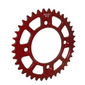Pignon de chaîne de <span class=keywords><strong>moto</strong></span> en alliage d'aluminium CNC OEM <span class=keywords><strong>Kit</strong></span> de chaîne à rouleaux de <span class=keywords><strong>moto</strong></span> personnalisé et durable avec pignon Pièces de vélo - Product Image 4