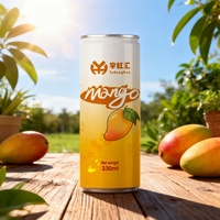 Jus de fruits et légumes stérilisé de haute qualité, 330 ml, saveurs personnalisées, en conserve d'aluminium, fourni par l'usine