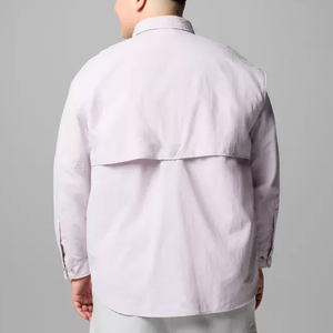 Camisa de pesca con botones, estilo occidental, con diseños de peces, reflectante, con estampado digital de camuflaje. - Product Image 2