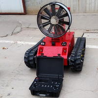 Robot Pemadam Kebakaran berkinerja tinggi dengan pengendali jarak jauh, Ideal untuk darurat industri & api perkotaan