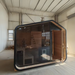 Casas de sauna tradicionales domésticas y comerciales, piscinas al aire libre, sauna al por mayor de fábrica de madera maciza de alta calidad. - Product Image 1