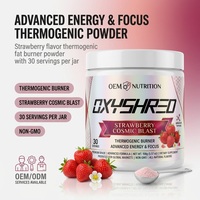 Poudre Thermogénique Énergisante et Concentrante Saveur Fraise – Complément Brûleur de Graisse pour un Soutien Énergétique Quotidien