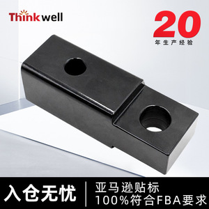 Receptor de enganche Thinkwell personalizado de 2 pulgadas, de acero al carbono negro, para gancho de remolque de vehículos todoterreno - Product Image 5