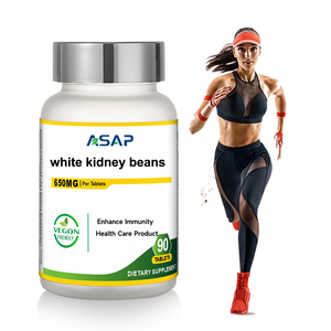 อาหารเสริมสารสกัดถั่วขาวออร์แกนิกฉลากส่วนตัวสำหรับวัยรุ่น - เม็ดอาหารเสริมเพื่อสุขภาพ - Product Image 1