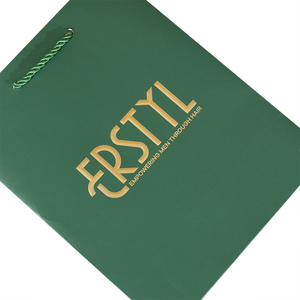 Sac en papier Logo imprimé doré, fourre-tout personnalisé, <span class=keywords><strong>Euro</strong></span> écologique, pour cadeaux, vêtements, emballage pour bijoux, livraison gratuite - Product Image 2