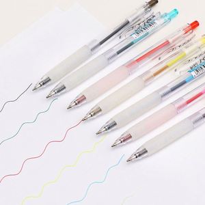 High Quality 0.5mm 0.7mm Retractable Gel Ink <b>Pen</b> <b>Multi</b>-<b>Color</b> Bullet Tip Click <b>Pen</b> Custom Logo Novelty Ballpoint <b>Pens</b> Office Use - Product Image 3