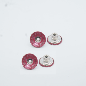 Nút áo bằng đồng thau tùy chỉnh 18MM, khắc logo cổ điển, nút kim loại dành cho quần jean - Product Image 2