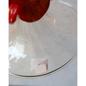 Jarrón de Cristal Hecho a Mano Bennyudine Gabbiani, Diseño Moderno, Color Oro Rosa Puro, para Comedor, Escritorio, Fiestas o Bodas - Product Image 1