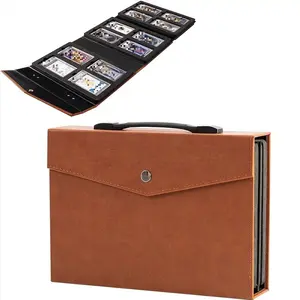 TCG Collectibles Graded Card Binder Album Premium Leather Card Binder For Graded Sports Cards
