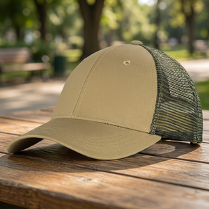 Gorra Trucker 112 Performance con Bordado 3D y Malla Transpirable - Gorra de Béisbol con Camuflaje Bottomland para Uso en Exteriores - Product Image 3