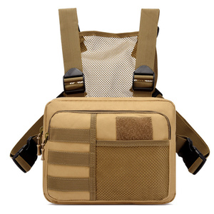 Utility Outdoor <span class=keywords><strong>Molle</strong></span> Combat <span class=keywords><strong>Tactical</strong></span> Borst <span class=keywords><strong>Rig</strong></span> Duurzaam Edc Borstpakket Voorzak Heren Tactisch Vest - Product Image 2
