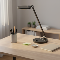 Lampe de table électrique LED à température de couleur réglable, simple, flexible, rotative, à intensité variable, portable, pour l'étude, la chambre à coucher, les bureaux