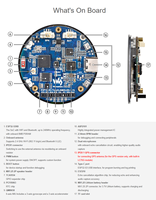 AISmartgoo Waveshare ESP32-S3-Touch-AMOLED-1.75 Carte de développement avec écran tactile AMOLED de 1,75 pouce, processeur double cœur LX7 32 bits