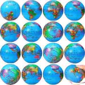 Mini Globos de Espuma Antiestrés de 2.5 Pulgadas, Globos de PU para Apretar, Educativos, para Ejercicios de Dedos, para Niños de 5 a 7 Años - Product Image 3