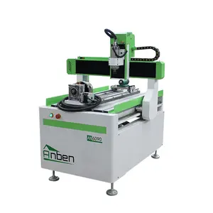 Cnc Router 4 Trục Cnc Mini 6090 Gỗ Router Với Rotary Cnc Máy Khắc Gỗ