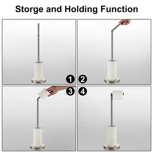 SUS 304 Bathroom Floor Free Standing <strong>Toilet</strong> Paper <strong>Holder</strong> Modern Bathroom <strong>Freestanding</strong> <strong>Toilet</strong> <strong>Roll</strong> <strong>Holder</strong> - Product Image 5